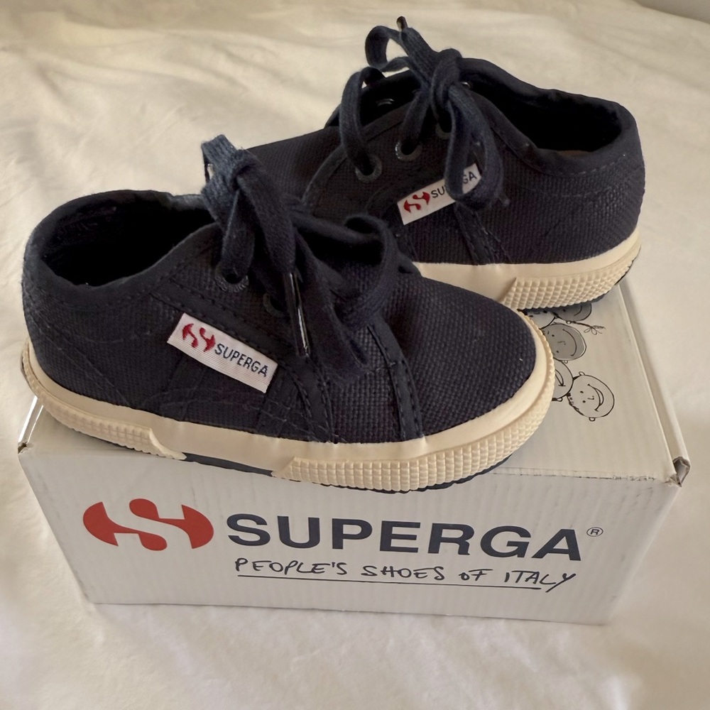 Superga Navy Toddler Shoe